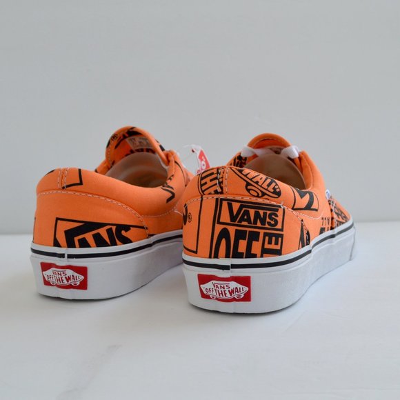 Vans era tangerine sneaker shoes graphics orange neon canvas new tangerine ๐ - Picture 7 of 8
